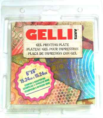 Пластина гелевая Gelli для творчества круг 10,2 см
