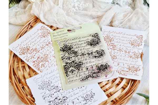 Штамп фоновый "Тайны Версаля"