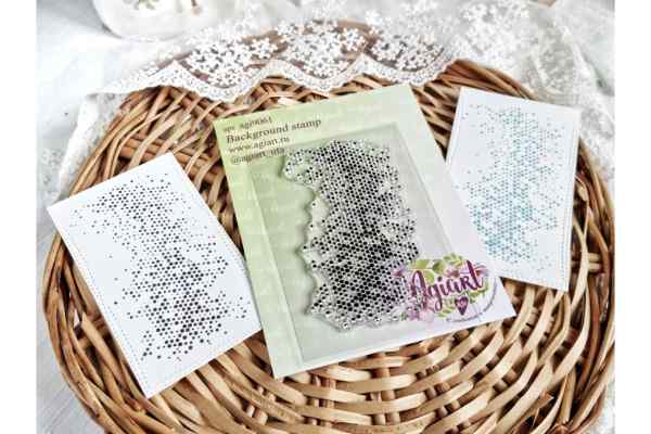 Штамп фоновый "Многоточие" 