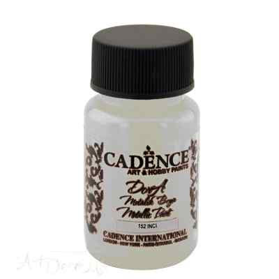 Краска акриловая, металлик, "Dora", CADENCE, бриллиантовый блеск, 50 мл, цвет 152 Жемчуг