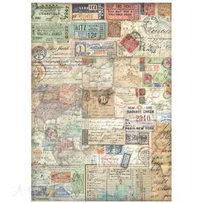 БУМАГА РИСОВАЯ STAMPERIA "ART OF TRAVELLING" А4