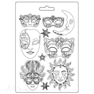 ПРЕДЗАКАЗ Молд Stamperia "MASQUERADE" А4 