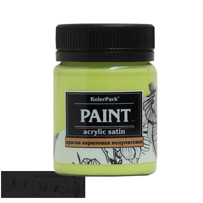 Краска акриловая сатиновая, 50мл. Груша
