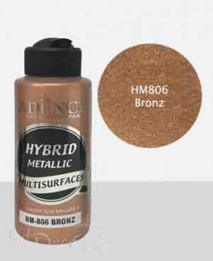 Краска гибридная металлик Hybrid Metallic, 70мл, цвет Бронза