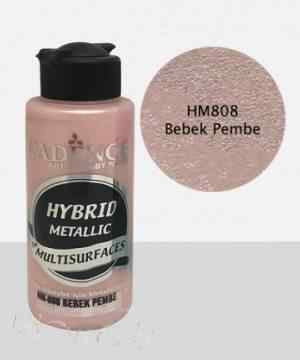 Краска гибридная металлик Hybrid Metallic, 70мл, цвет Детский розовый