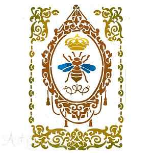 Трафарет "Королева пчел" 21х29.7 см