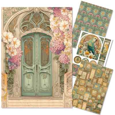 ПРЕДЗАКАЗ НАБОР РИСОВЫХ КАРТ, ФОРМАТ А4, 4ШТ.  