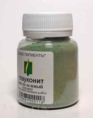 Пигмент Глауконит светло-зеленый 50 гр