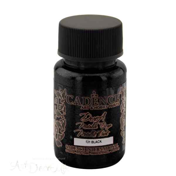 Краска акриловая Dora Metallic, 50мл, цвет Чёрный Краска акриловая Dora Metallic, 50мл, цвет Чёрный