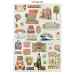 ПРЕДЗАКАЗ Набор бумаги - журнальных страниц "Искусство путешествовать" формат А4, 16 страниц              