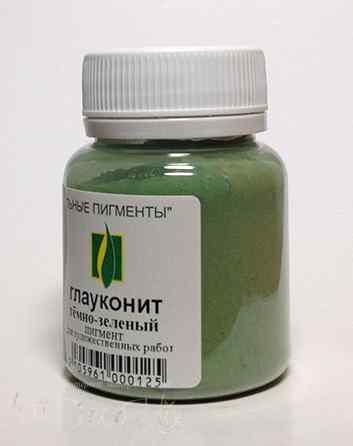 Пигмент Глауконит темно-зеленый 50 гр