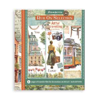 ПРЕДЗАКАЗ Набор натирок 20*25см. "Искусство путешествовать"              