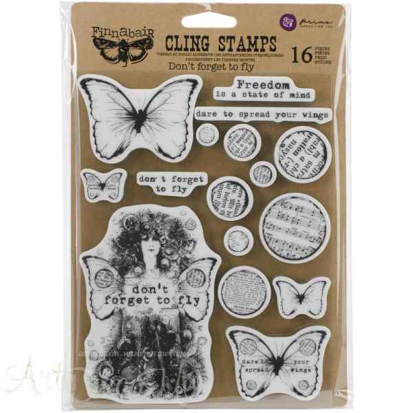 Штамп Cling Stamps 6"X7.5" Don't Forget To Fly 15*19см.