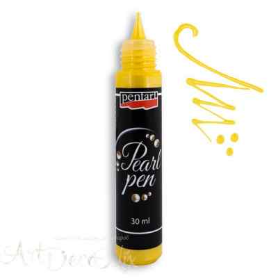 Краска для создания жемчужин "Pearl pen", 30 мл, золотой