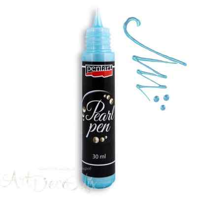 Краска для создания жемчужин "Pearl pen", 30 мл, небесно голубой