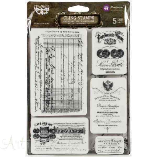 Штамп Cling Stamps 6"X7.5" Old Paper Work 15*19см.