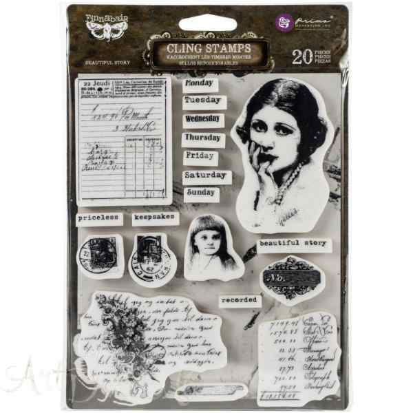 Штамп Cling Stamps 6"X7.5" Beautiful Story 15*19см.