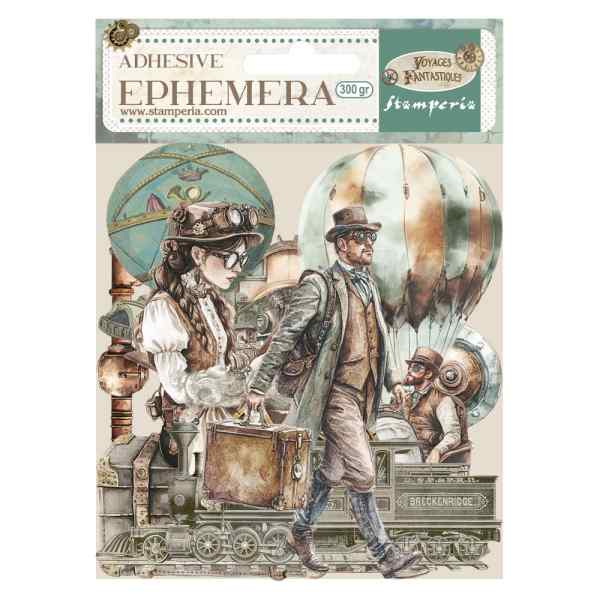 ПРЕДЗАКАЗ Набор высечки-чипборды Эфемера "ФАНТАСТИЧЕСКОЕ ПУТЕШЕСТВИЕ"             