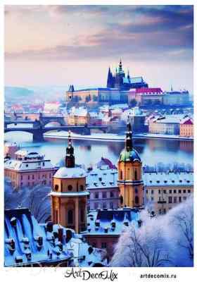 Карта для декупажа А4 ЗИМА 1