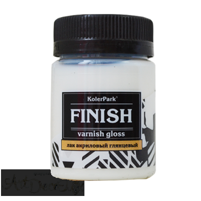 Лак для акриловый финишный, глянцевый, бесцветный 50мл.
