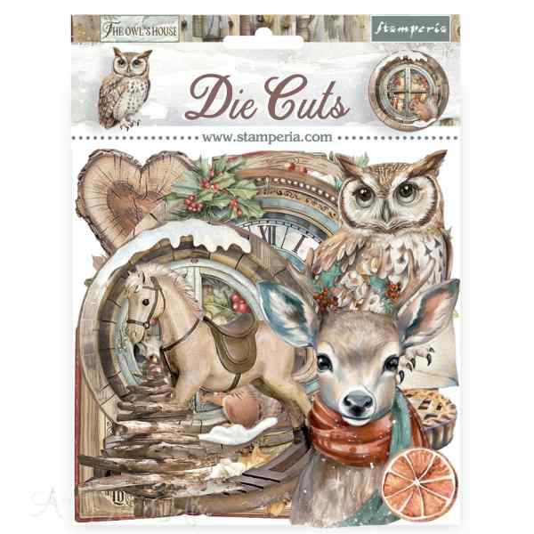 ПРЕДЗАКАЗ Набор высечки-чипборды "THE OWLS HOWSE"         