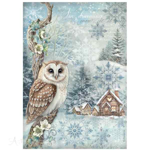 ПРЕДЗАКАЗ БУМАГА РИСОВАЯ STAMPERIA "THE OWLS HOWSE" А4     