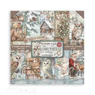 ПРЕДЗАКАЗ НАБОР БУМАГИ ДЛЯ СКРАПБУКИНГА "THE OWLS HOWSE" 20*20см.         